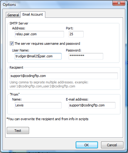 Coding FTP Email Notification