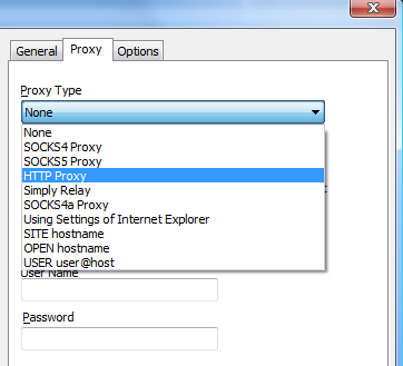 Proxy Settings in Coding FTP